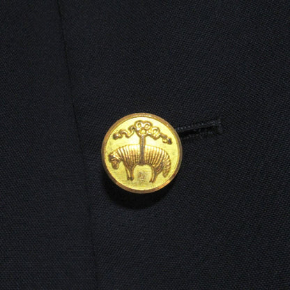 Loro Piana Brooks Brothers Brazza-'s Fabric Gold Buttons Navy Breeze Leather — view 5