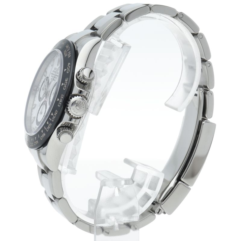 Rolex Cosmograph Daytona Watch SS Ceramic White Polished — view 3