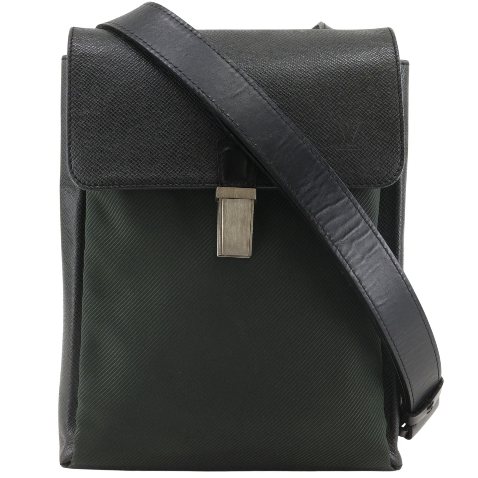 Louis Vuitton Sarah Tove PM Taiga Epi Sea Ardoise Deep Green Black Shoulder Bag
