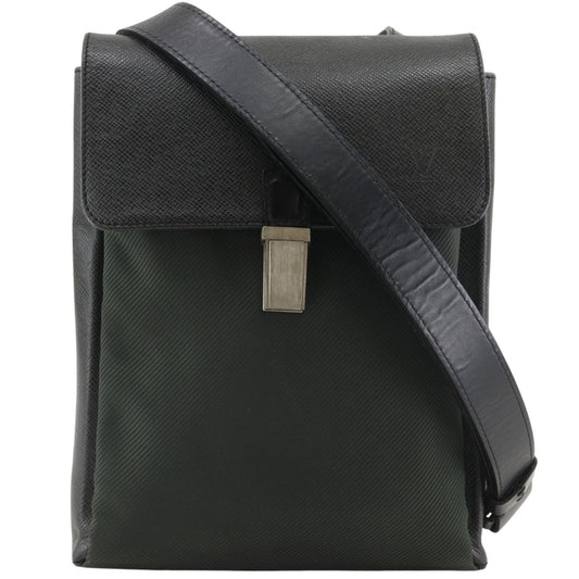 Louis Vuitton Sarah Tove PM Taiga Epi Sea Ardoise Deep Green Black Shoulder Bag