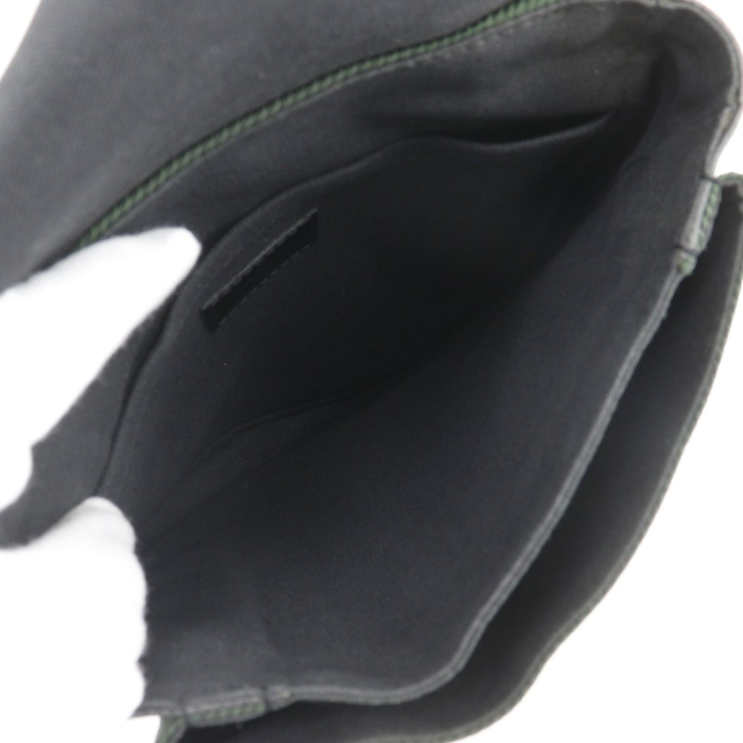Louis Vuitton Sarah Tove PM Taiga Epi Sea Ardoise Deep Green Black Shoulder Bag — view 5