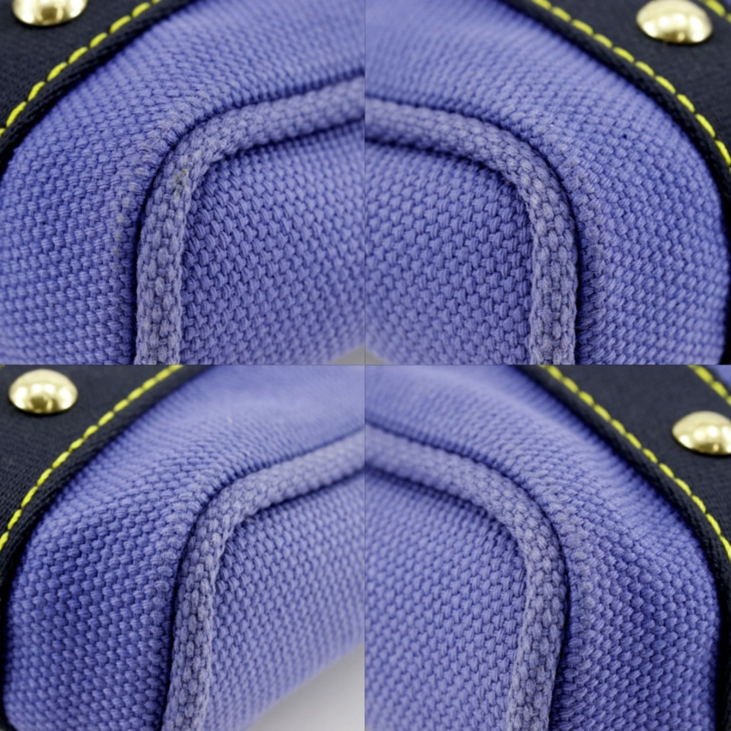 Louis Vuitton Cabas PM Antigua Line Canvas Purple Handbag — view 4