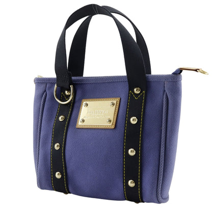 Louis Vuitton Cabas PM Antigua Line Canvas Purple Handbag — view 2