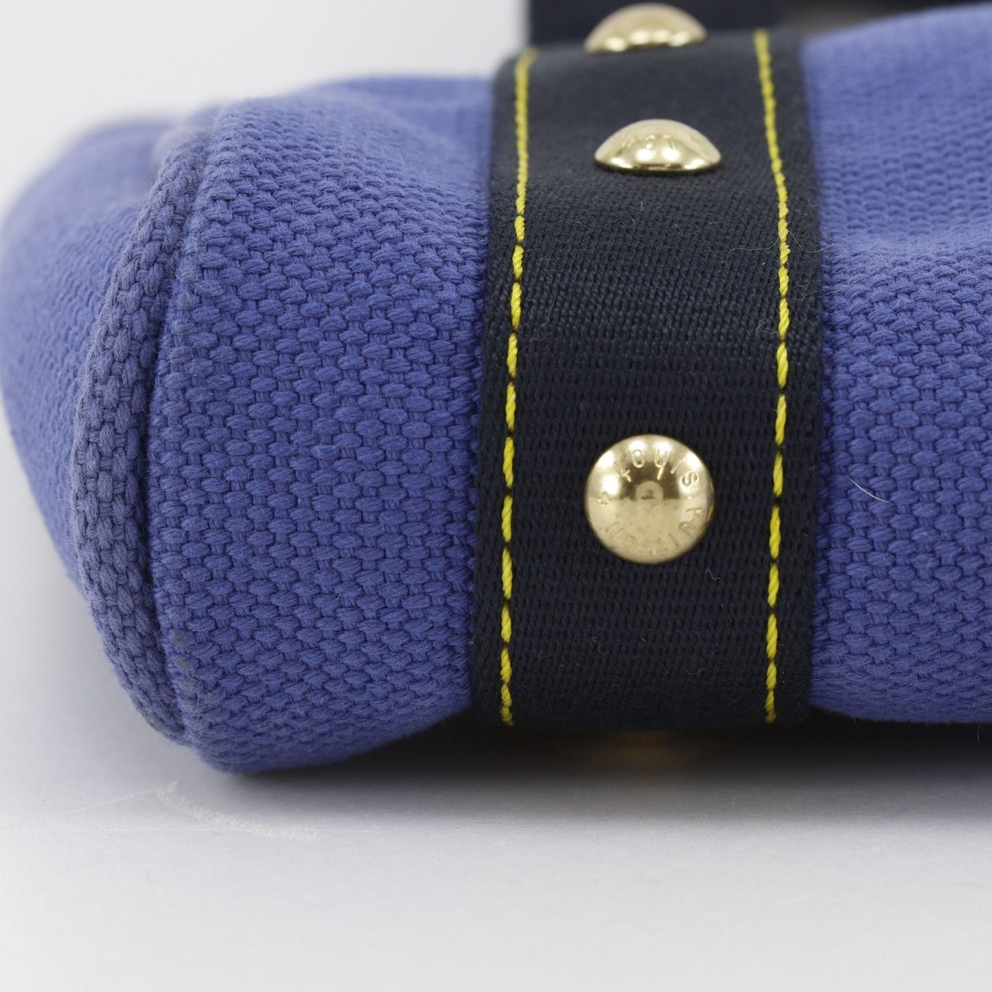 Louis Vuitton Cabas PM Antigua Line Canvas Purple Handbag — view 5