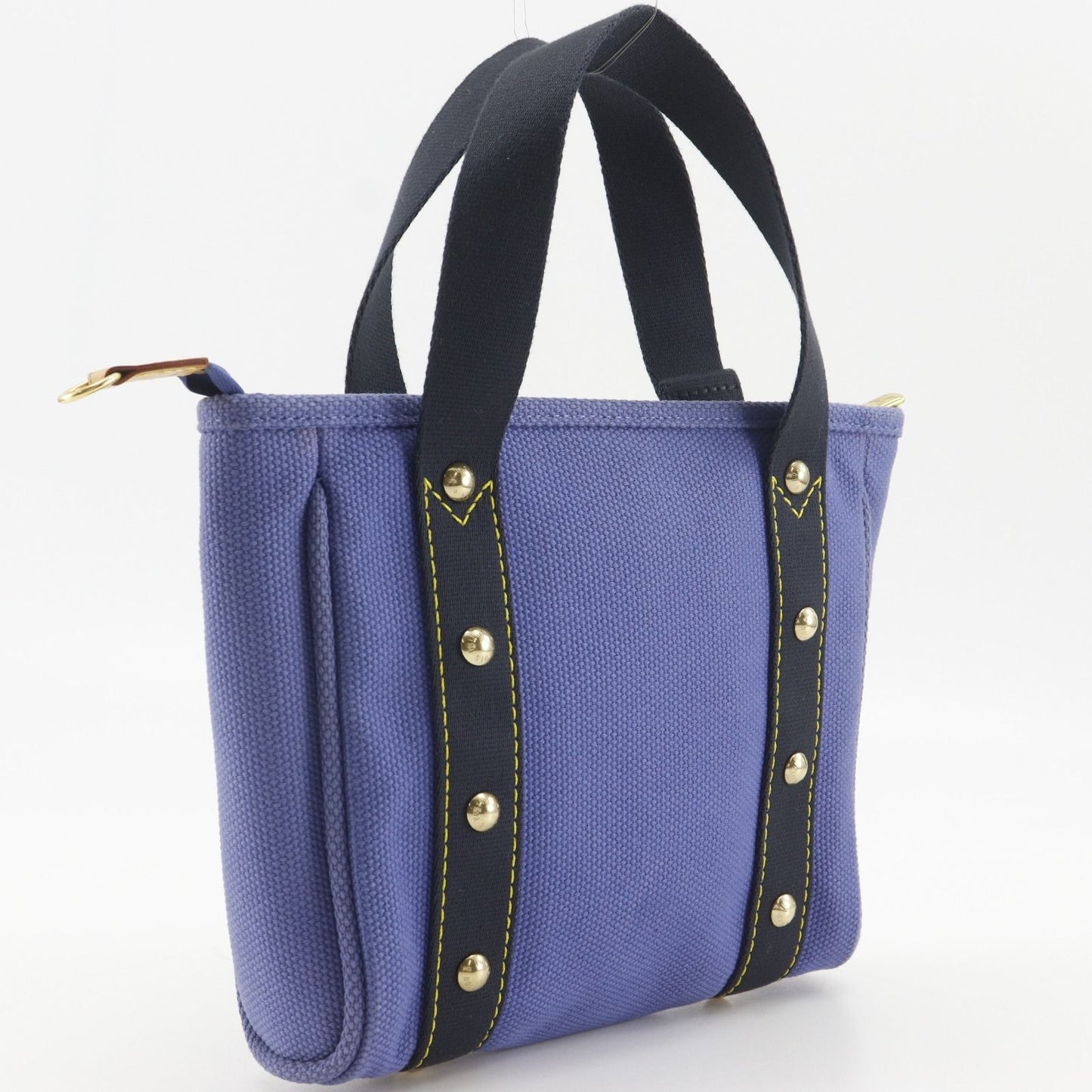 Louis Vuitton Cabas PM Antigua Line Canvas Purple Handbag — view 3
