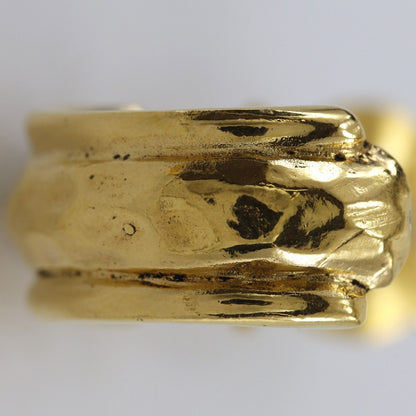 Chanel Loop Vintage Gold Plated Earrings — view 6