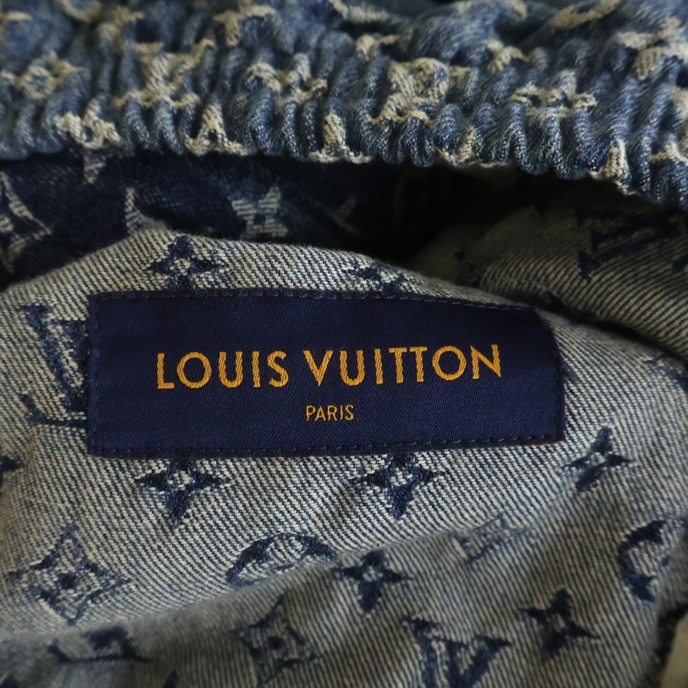 Louis Vuitton Patchwork Zip Up Denim Jacket Uzd — view 6