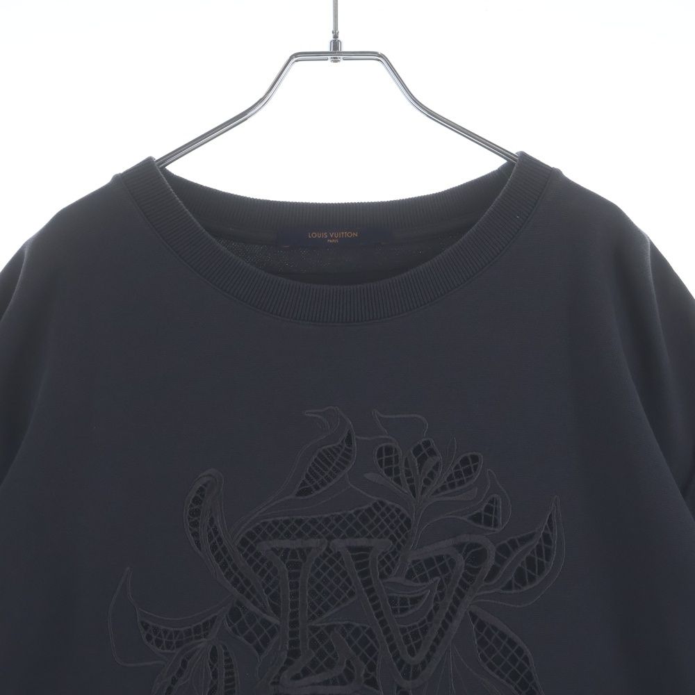 Louis Vuitton LV Vegeture Lace Embroidery Inside Out Crew Neck Short Sleeve — view 3
