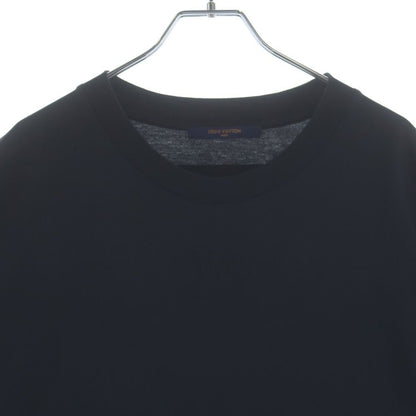 Louis Vuitton LV Deboss Embossed Logo Crew Neck Short Sleeve T-Shirt Black — view 3