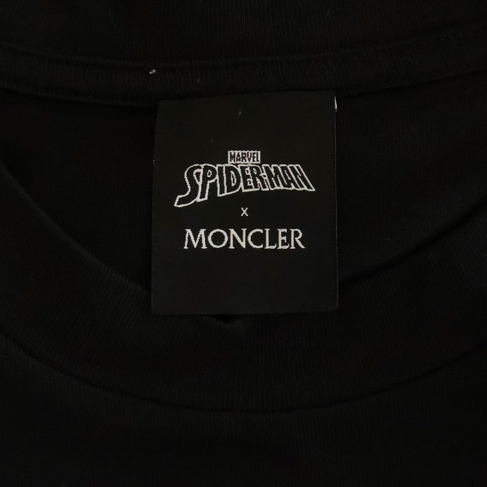Moncler Marvel Spiderman SS Thirt Front Print Crew Neck Short Sleeve T-Shirt — view 6