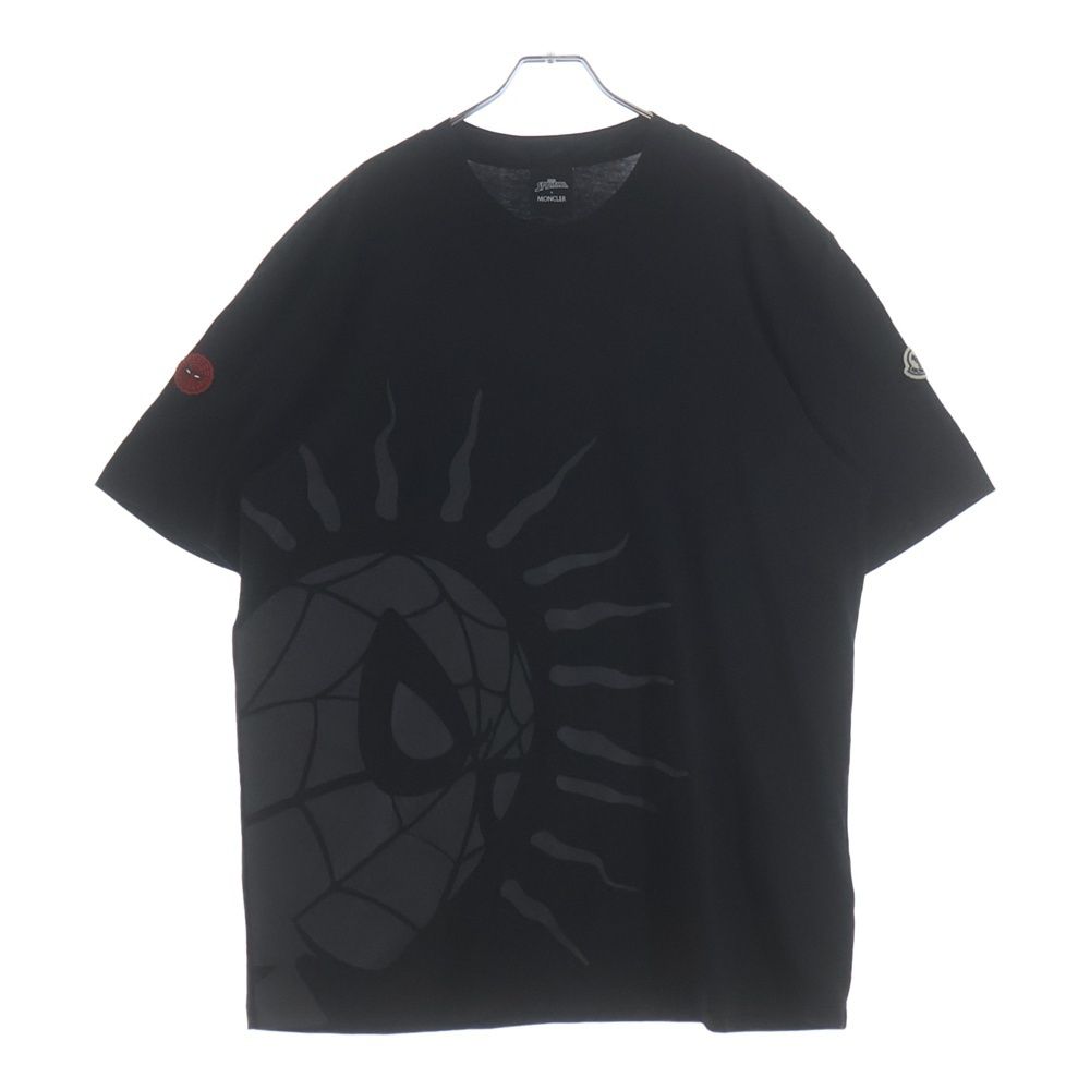 Moncler Marvel Spiderman SS Thirt Front Print Crew Neck Short Sleeve T-Shirt