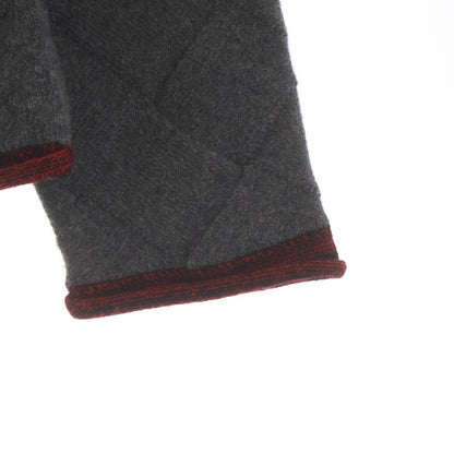 Bottega Veneta Intrecciato Color Cut Replacement Long Sleeve Knit Gray Sweater — view 5