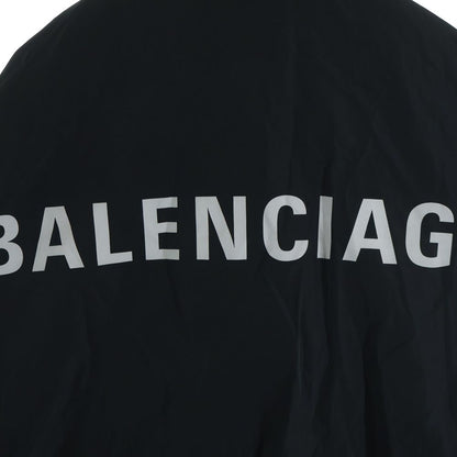 Balenciaga Logo Nylon Jacket Black — view 3