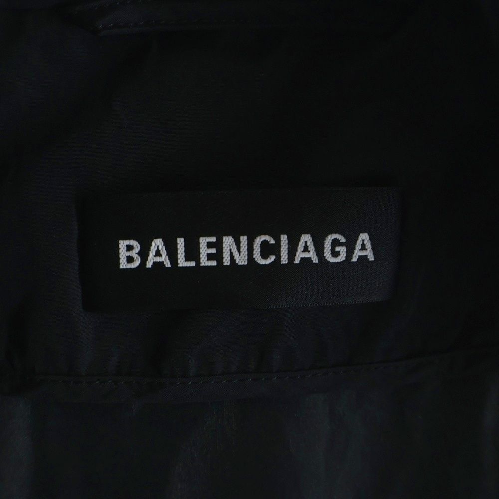 Balenciaga Logo Nylon Jacket Black — view 6