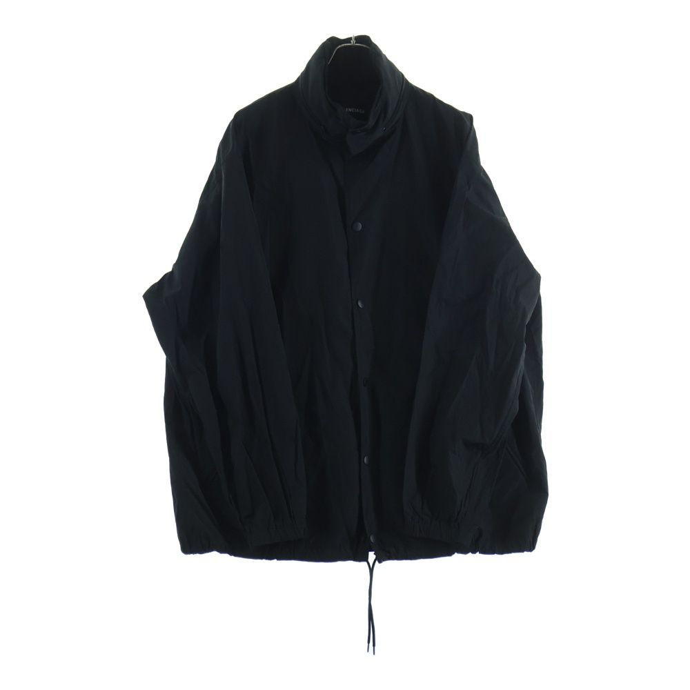Balenciaga Logo Nylon Jacket Black — view 2