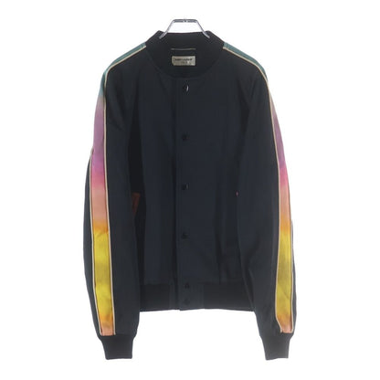 Saint Laurent Paris Panther Teddy Jacket Panthere Sleeve Gradation Black — view 2