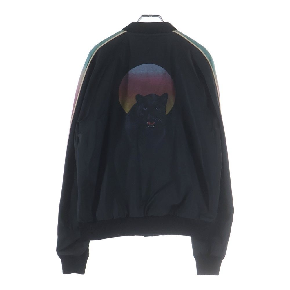 Saint Laurent Paris Panther Teddy Jacket Panthere Sleeve Gradation Black