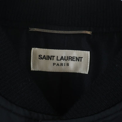 Saint Laurent Paris Panther Teddy Jacket Panthere Sleeve Gradation Black — view 6