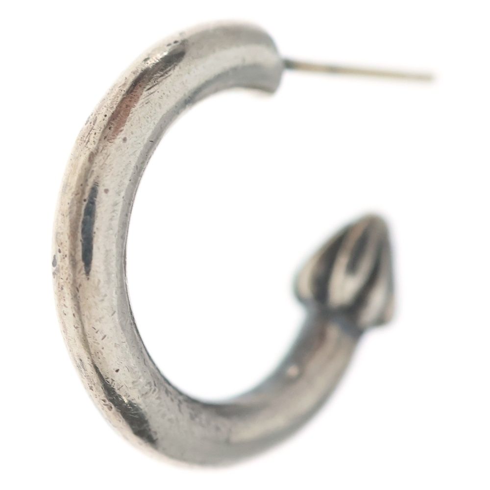 Chrome Hearts Hoop Plain Earrings Silver