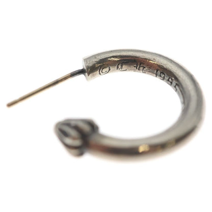 Chrome Hearts Hoop Plain Earrings Silver — view 5
