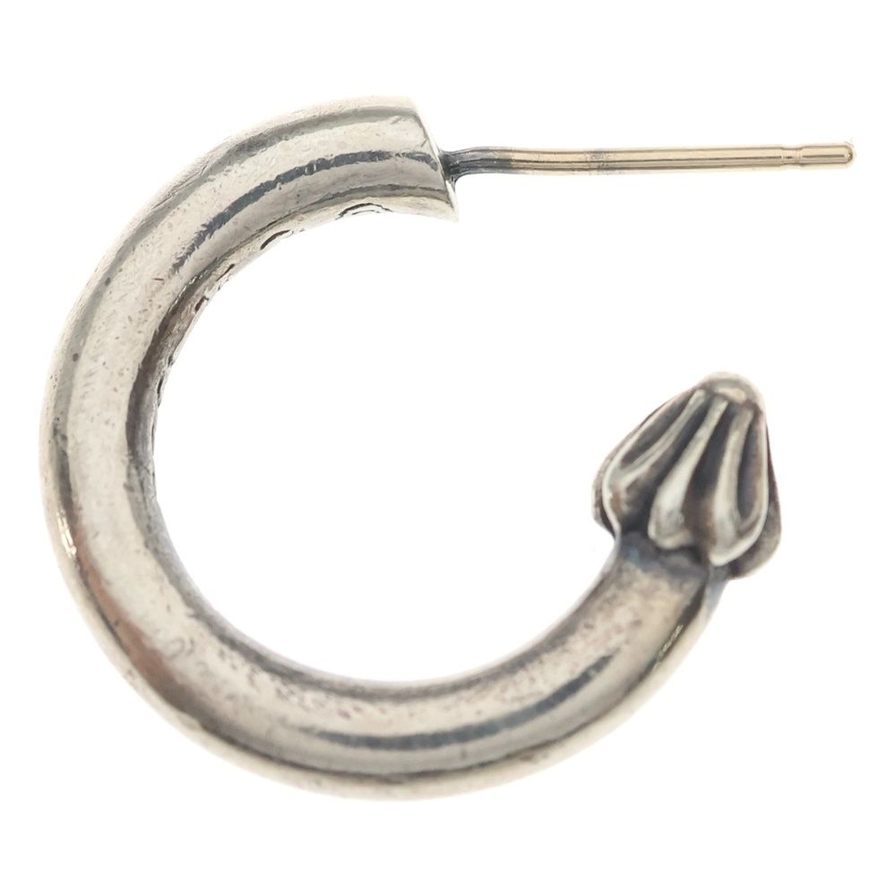 Chrome Hearts Hoop Plain Earrings Silver — view 3