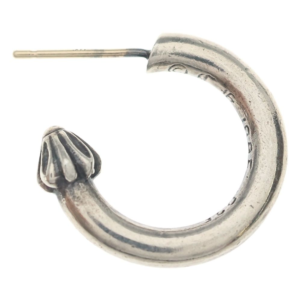 Chrome Hearts Hoop Plain Earrings Silver — view 4