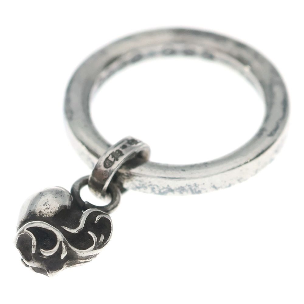 Chrome Hearts Ntfl Heart Motif Silver Ring