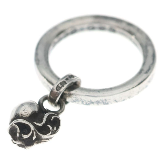 Chrome Hearts Ntfl Heart Motif Silver Ring