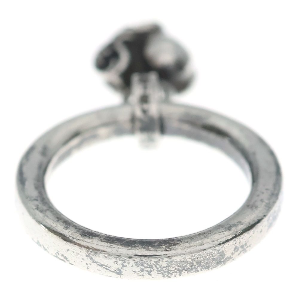 Chrome Hearts Ntfl Heart Motif Silver Ring — view 2