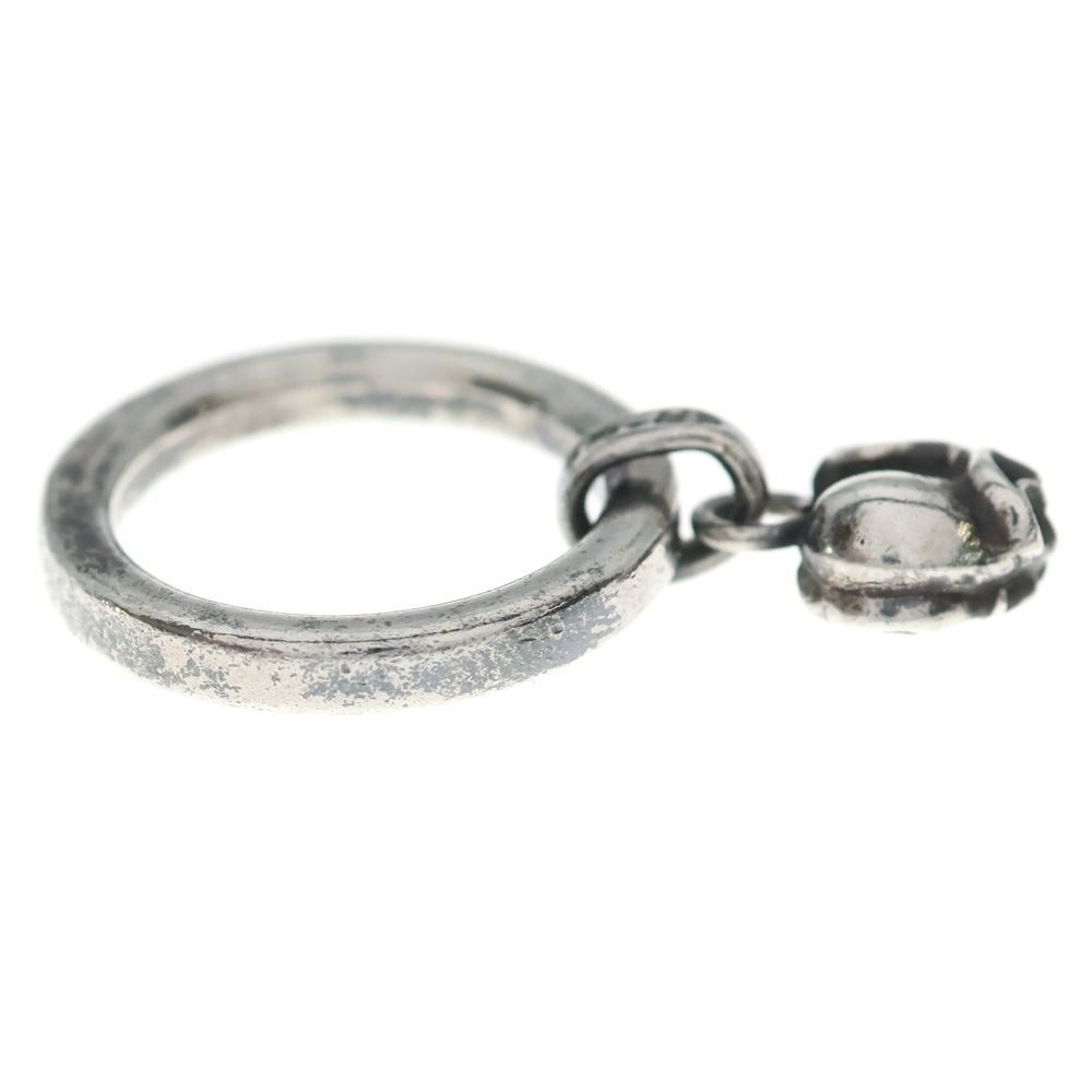 Chrome Hearts Ntfl Heart Motif Silver Ring — view 3