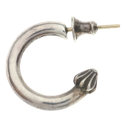 Chrome Hearts Hoop Plain Earrings Silver — view 3