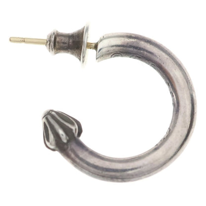 Chrome Hearts Hoop Plain Earrings Silver — view 4
