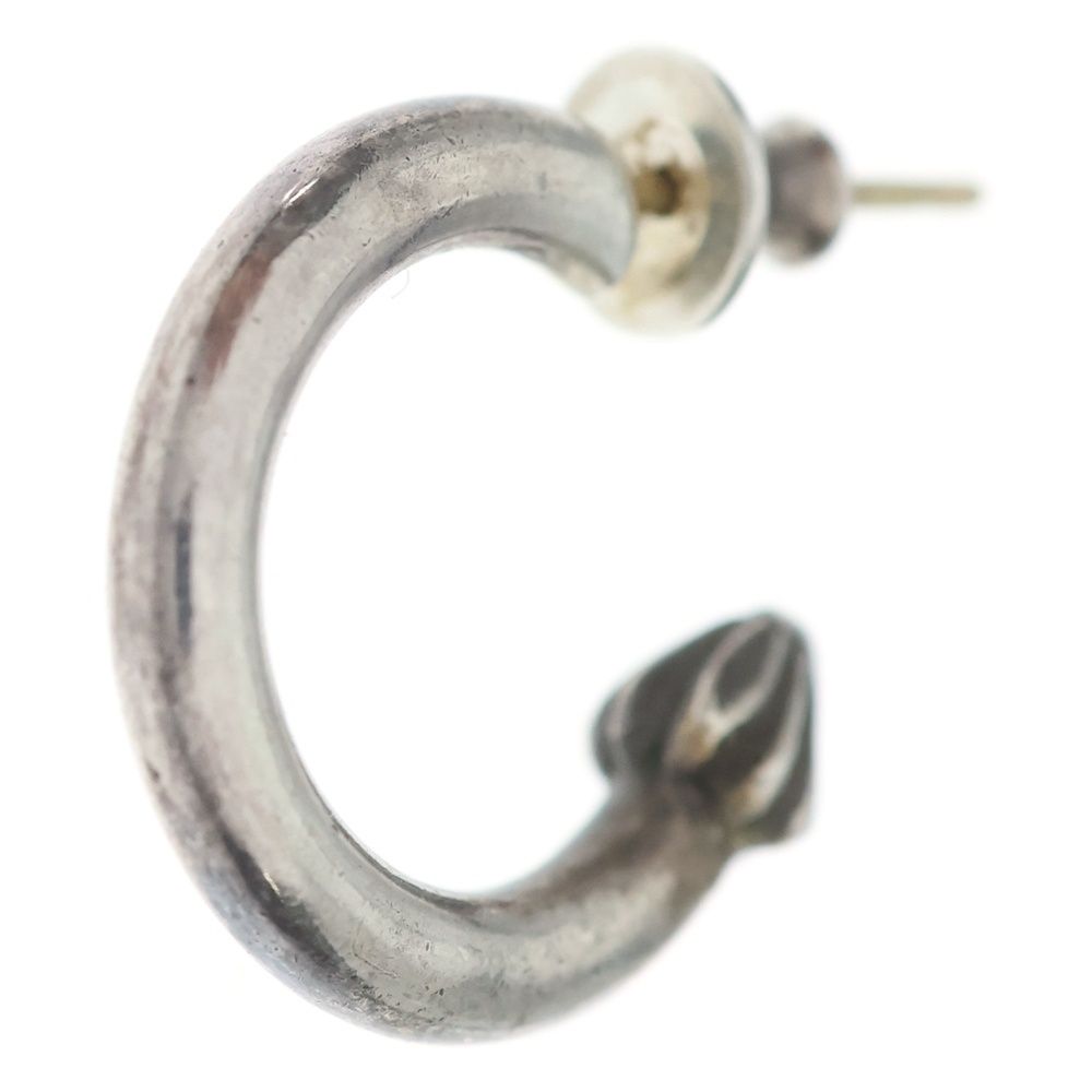 Chrome Hearts Hoop Plain Earrings Silver