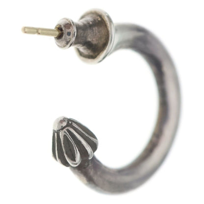 Chrome Hearts Hoop Plain Earrings Silver — view 2