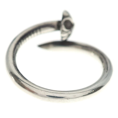 Chrome Hearts Nail Crsball Cross Ball Ring Silver — view 2
