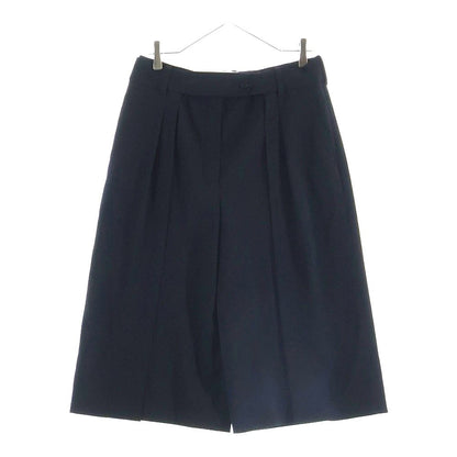 Hermes Wool Pleats Sarouel Pants Shorts Black