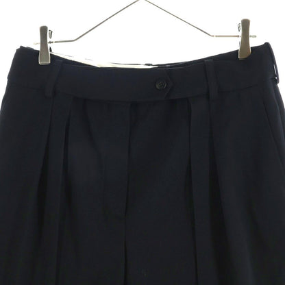 Hermes Wool Pleats Sarouel Pants Shorts Black — view 3
