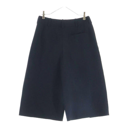 Hermes Wool Pleats Sarouel Pants Shorts Black — view 2