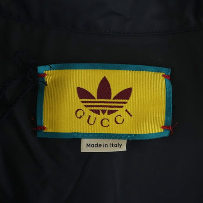 Gucci Adidas Buffalo Check Nylon Cape Coat Black Red — view 6