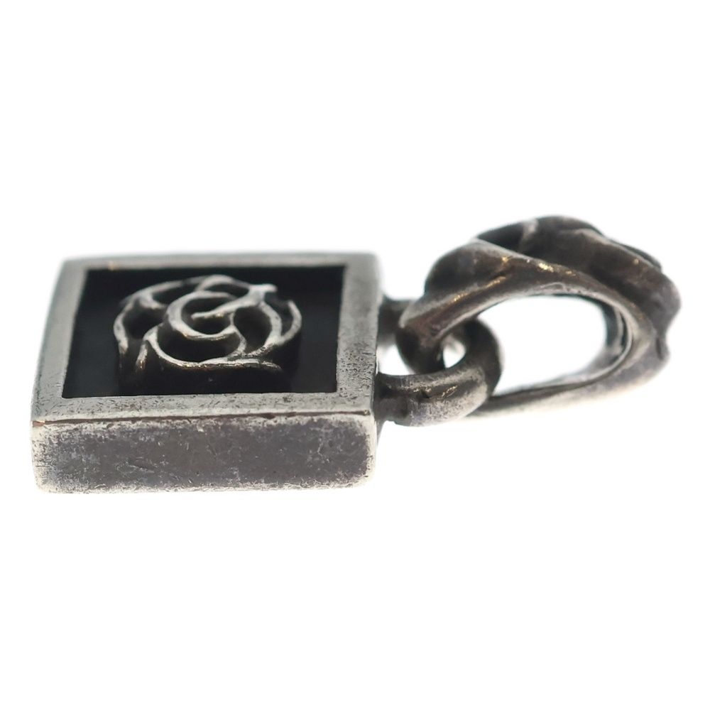 Chrome Hearts Framed Flrl Floral Charm Pendant Top Silver — view 3