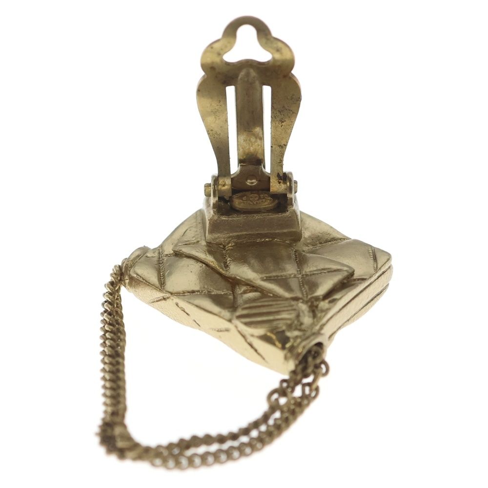 Chanel Quilted Bag Motif Chain Ring Gold — view 5