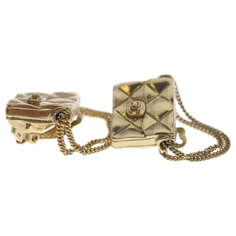 Chanel Quilted Bag Motif Chain Ring Gold — view 3