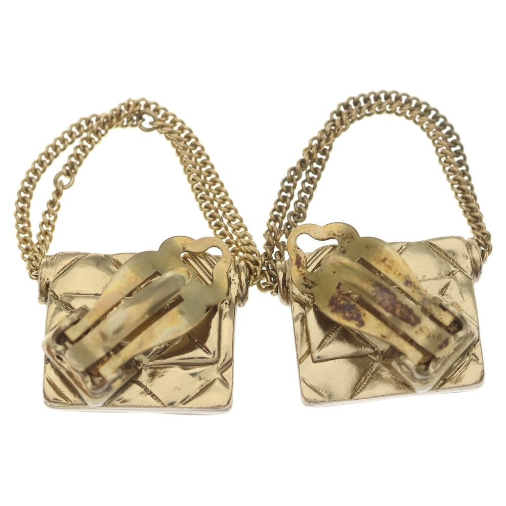 Chanel Quilted Bag Motif Chain Ring Gold — view 2