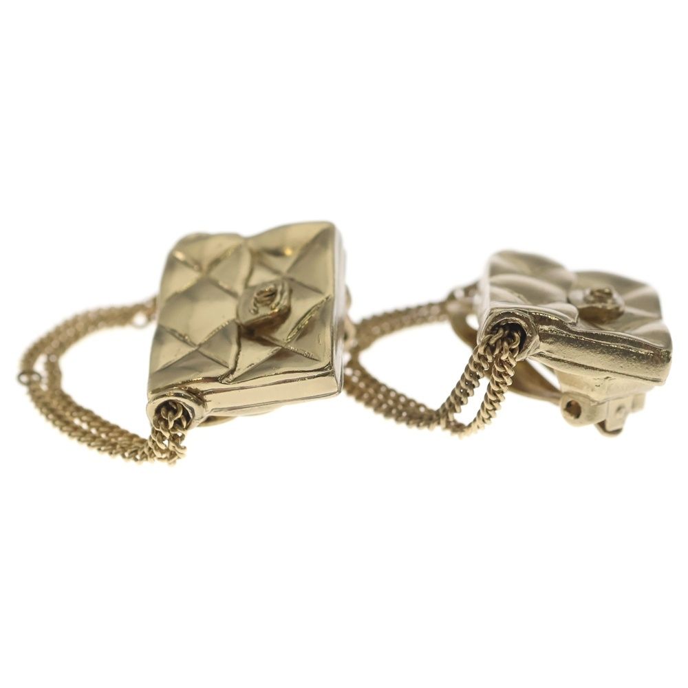 Chanel Quilted Bag Motif Chain Ring Gold — view 4