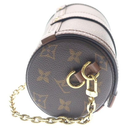 Louis Vuitton Monogram Papillon Trunk Chain Shoulder Bag 2-Way Brown Leather — view 3