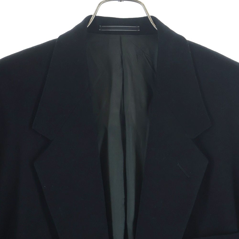 Versace Gianni Wool Cashmere Gold Button Tailored Jacket Black — view 3