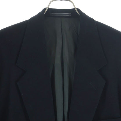 Versace Gianni Wool Cashmere Gold Button Tailored Jacket Black — view 3