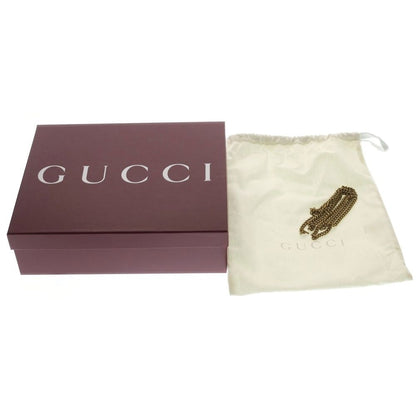 Gucci GG Marmont Half Moon Shoulder Bag Leather Chain Ivory — view 6