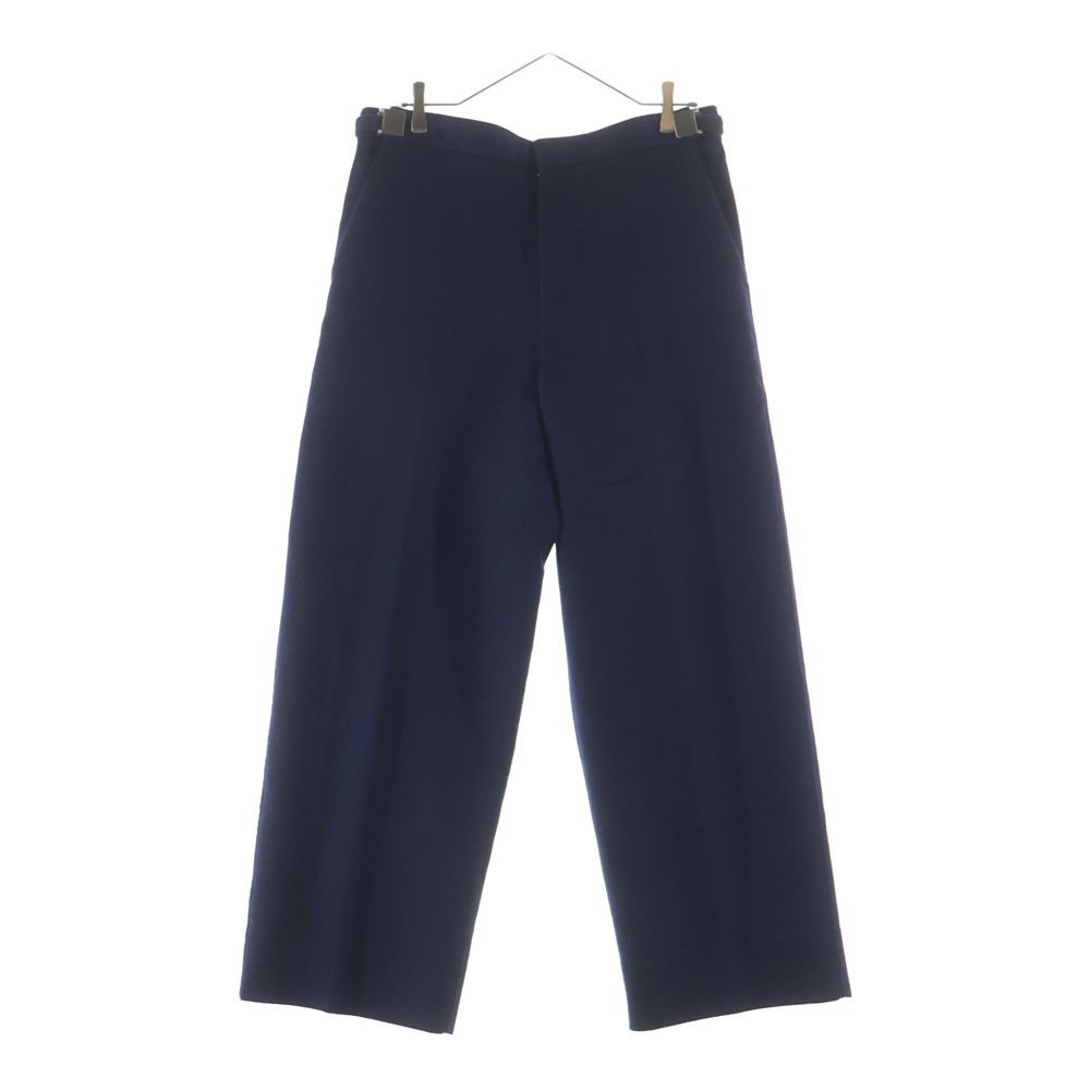 Bottega Veneta Wool Flannel Wide Pants Trousers Navy
