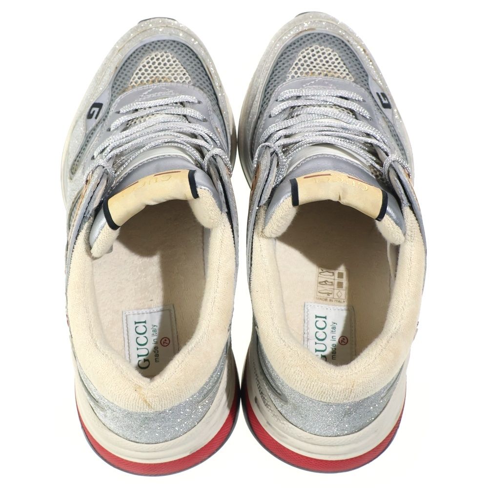 Gucci Ultraspace Low Cut Sneakers Shoes Silver — view 4